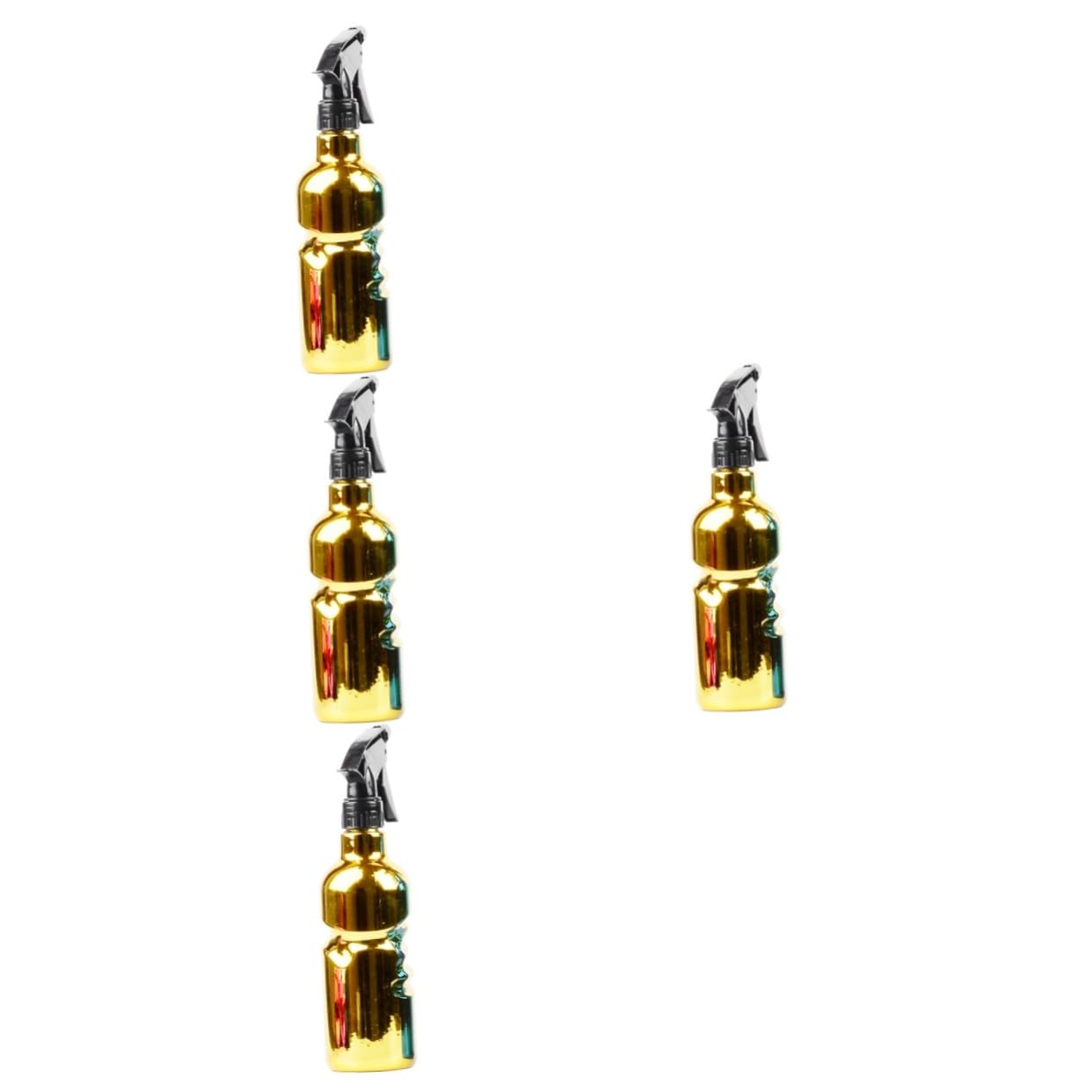 POPETPOP 4stücke Sprühflasche Im Vintage-stil Nachfüllbar Nebel Für Friseursalons Und Gartenarbeit Strapazierfähigem Goldene Farbe Effektive Anwendung