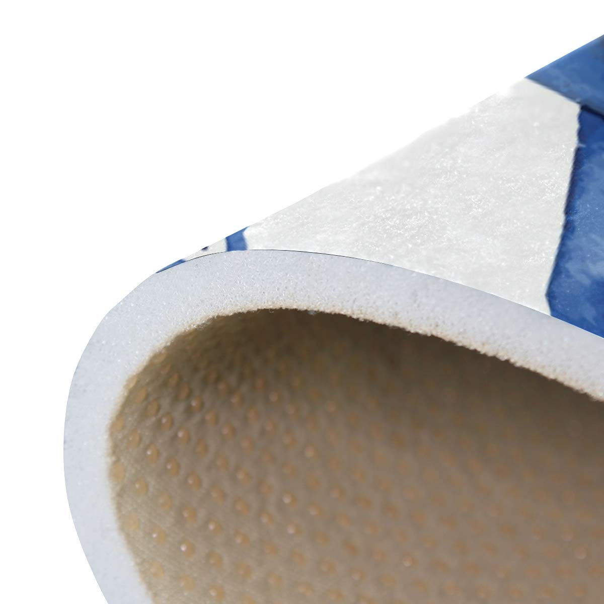 ALAZA Blue Marine Kraken Octopus Area Soft Non Slip Floor Mat Washable Carpet for Bedroom Living Room One Piece 5x7 Feet