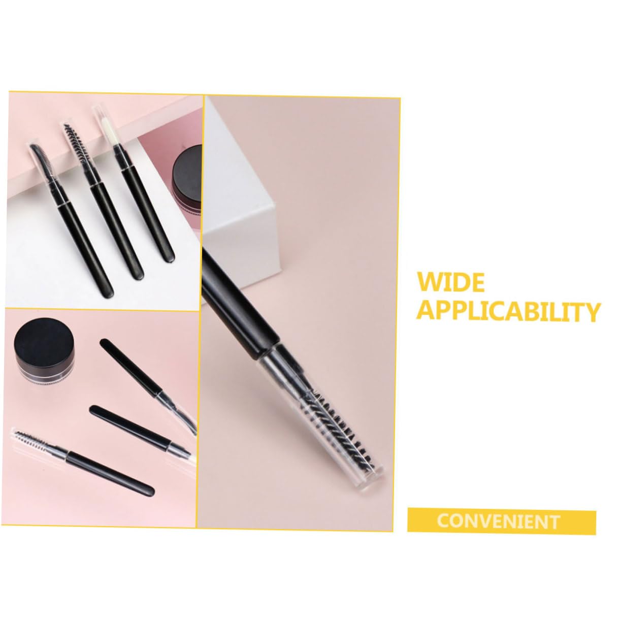 60pezzi Spazzolini Sopracciglia Con Portatile Spazzole Multifunzionali Per Per Make-up e