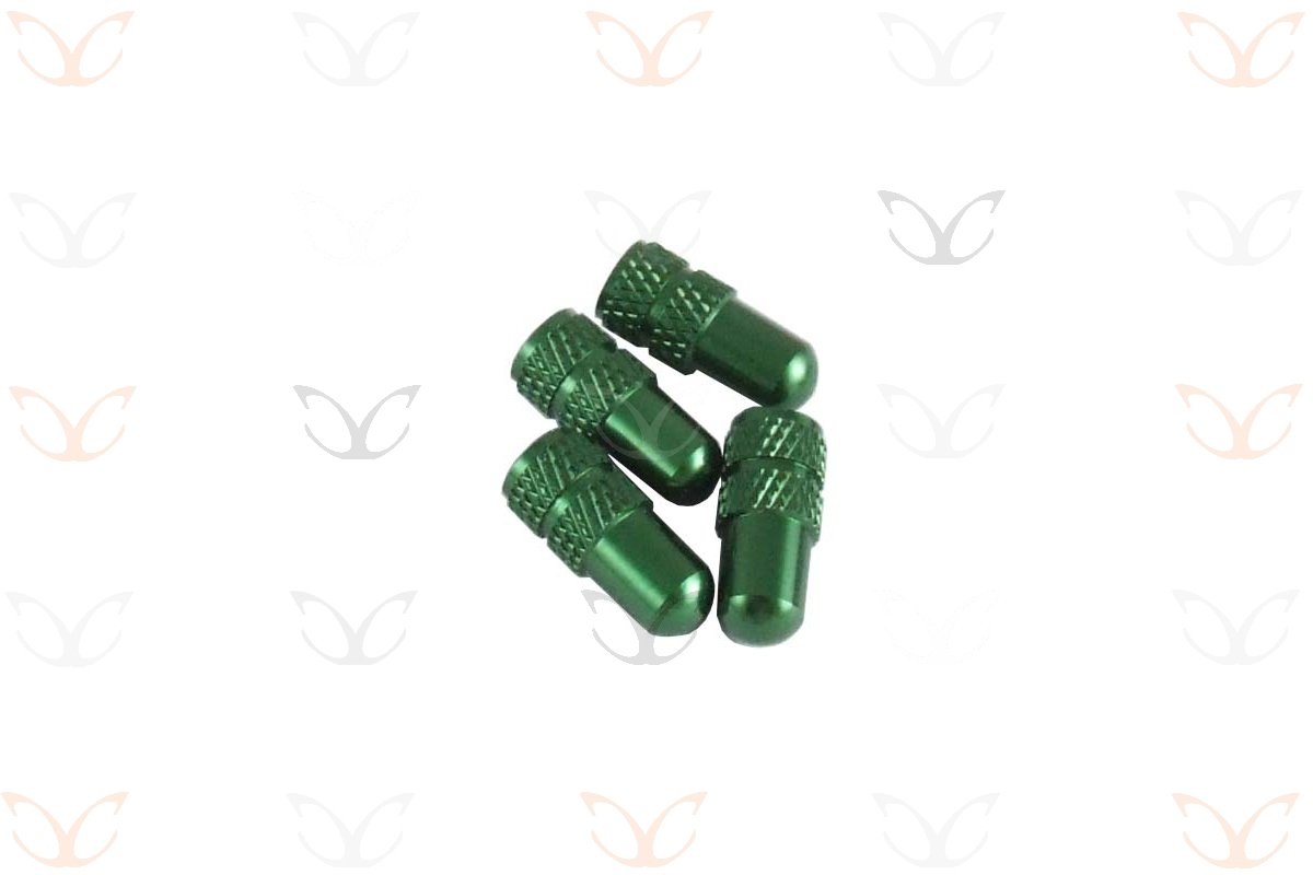 4 x eXotic Anodized Alloy Presta Valve Caps (thin valve aka French,not car type)