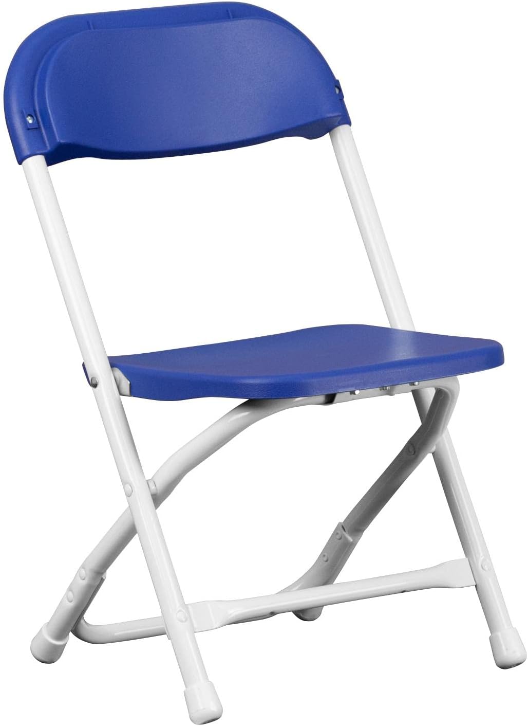 Flash Furniture 2 Pack Kids Blue Plastic Folding Chair Blue 2 Pack