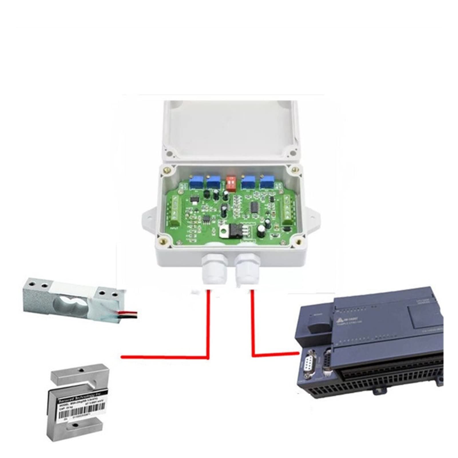 Trasmettitore di pressione del sensore Modulo amplificatore pesatura 0-10 V Plc. Quantità analogica 4-20 mA Forza misurazione 5V,Alta efficienza