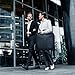 ZEGUR Premium Suit Garment Bag Carry On - Hangs 4 Suits - Travel & Business with Shoulder Strap and Laptop Compartment