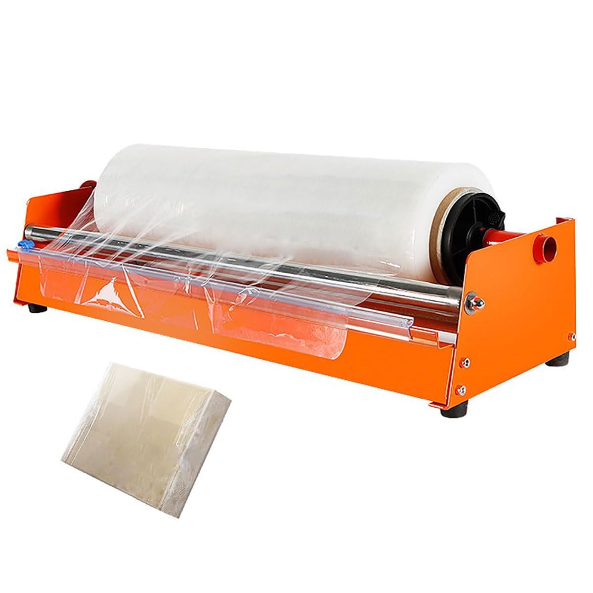Máquina de embalaje manual con film estirable, máquina de embalaje con dispensador de film estirable, máquina de embalaje con film estirable de mesa de acero inoxidable, herramienta de embalaje manual