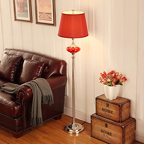 Indoor Moderne stijl staande vloerlamp metalen stof lampenkap decor voor woonkamer slaapkamer thuis kantoor high pool… - Image 7