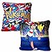 Pokemon | Ash & Pikachu | Cojín infantil 40 x 40 cm | Cojín decorativo