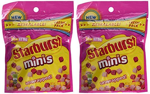 Starburst Mini Fruit Chews FaveReds Unwrapped, 8oz (2 Packs) - //coolthings.us