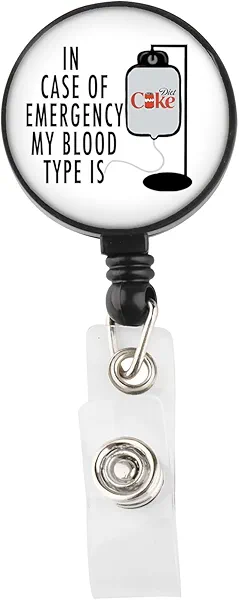 Diet Drink Badge Reel Beverage Lover Gift Soda Addict Gift Diet Soda Lover Gift (Diet co Badge)