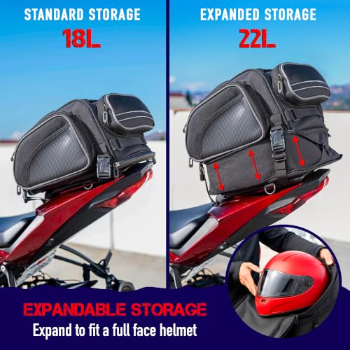 Bolsa trasera para moto Nomad 18-22L impermeable miniatura 2