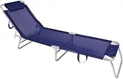 Mor - Cadeira Espreguiçadeira em Alumínio Azul Marinho
