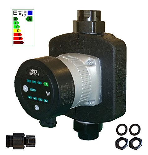 HST | Hocheffiziente Heizungspumpe | Umwälzpumpe | HST EP 25-60/180 mm | 6 Meter Förderhöhe