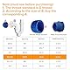Lyeteung 2 Stücke G1-1/4 PVC-Gewindekappe, Verschraubung Kappe PVC Runder Innengewinde Schlauchverbinder, Rohrverschraubungskappe, mit Gummidichtung, für Abdichten von Verbindungen und Rohrenden, Blau
