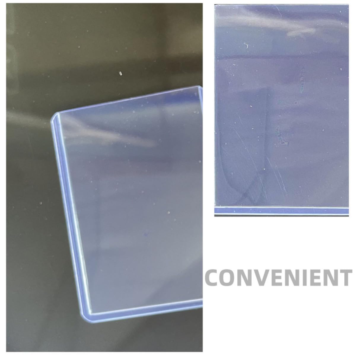 ERINGOGO 100 Pezzi Bustine Protettive per Carte da Gioco in Pvc Trasparente Anti-graffio Custodia per Carte Collezionabili e Giochi da Tavolo