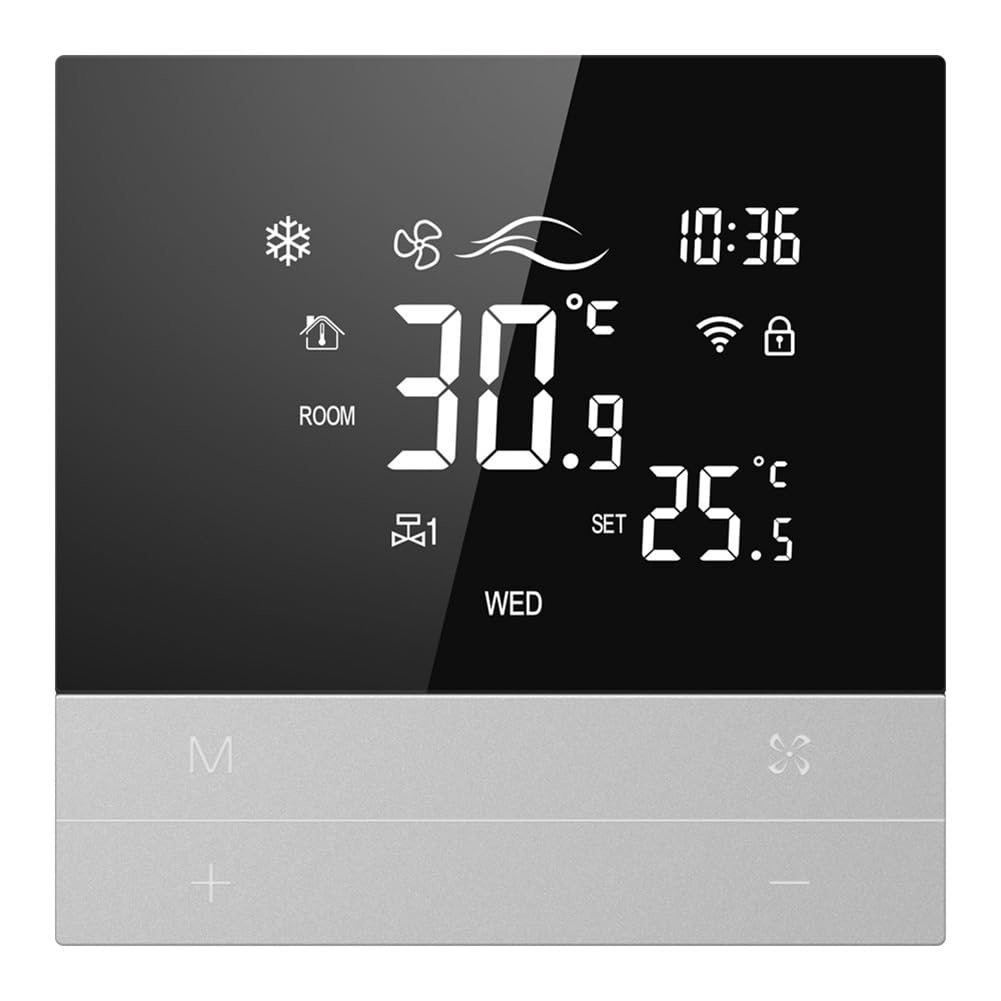 Thermostat Tuya WiFi 4P pour bobine chauffage et refroidissement
