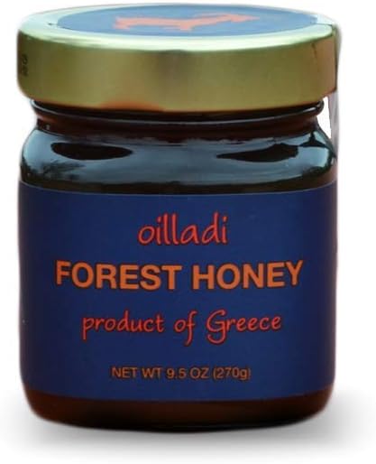 OILLADIForest Honey imported from Greece, 9.5 oz