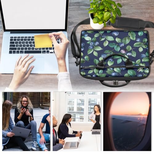 Bolso para laptop impermeable tipo bandolera para hombres y mujeres miniatura 6