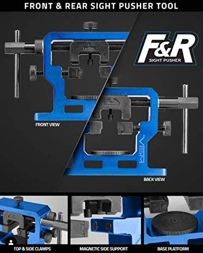 Patch and NcSTAR Heavy Duty Universal Pistol Dovetailed Front & Rear Sight Pusher Tool (Front & Rear Pusher)