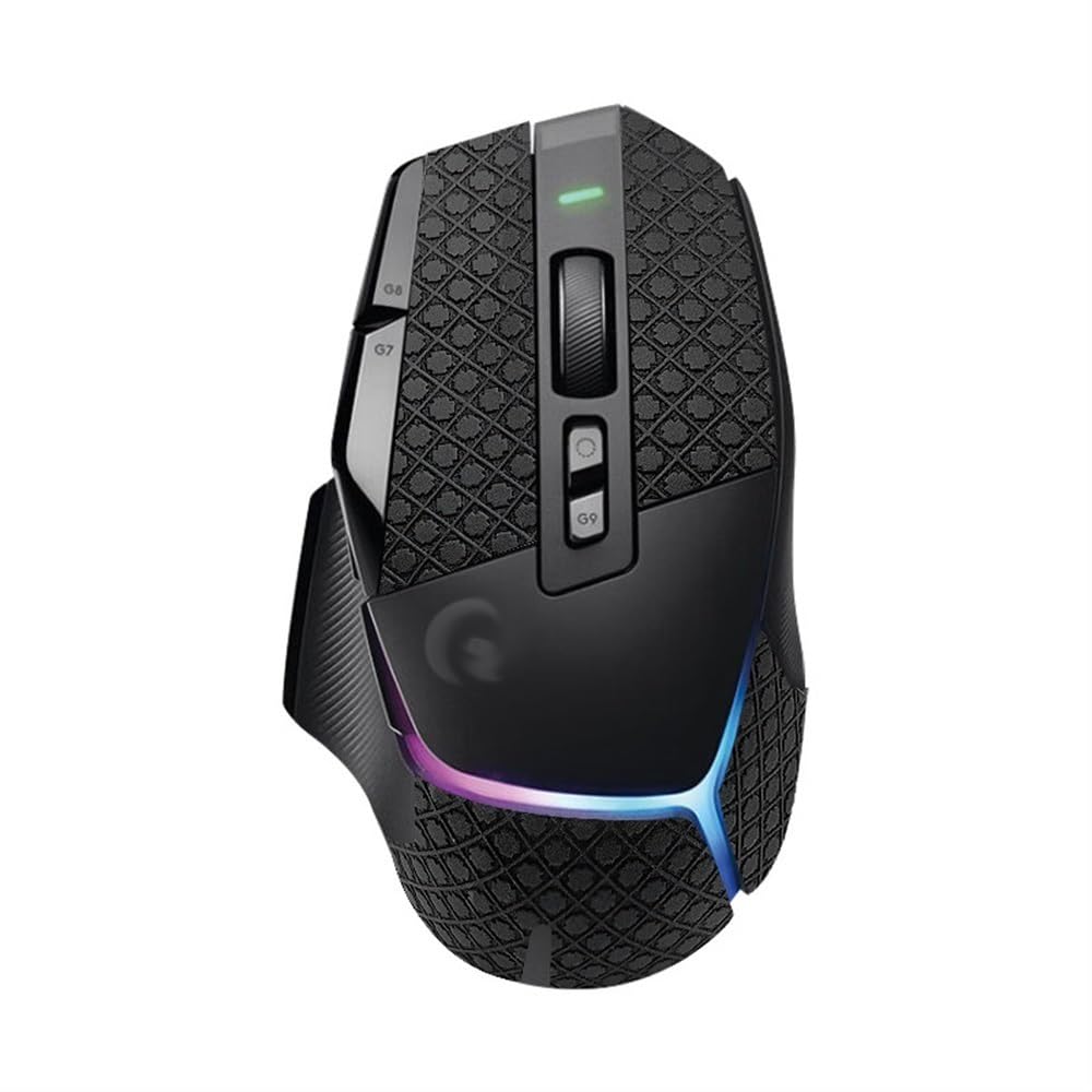 Mouse Anti Slip Grip Tape, Sweat Resistant Sticker for G502X Lightspeed Plus Gaming Mouse Skin Upgrade Kit (Color : 1)