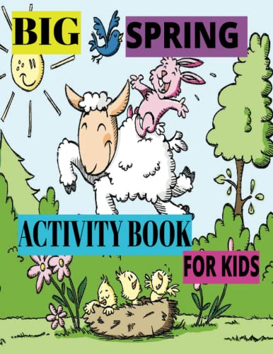 BIG SPRING ACTIVITY BOOK FOR KIDS 3+