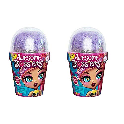 Awesome Blossems, Magical Growing Flower-Themed Scented Collectible Doll (Style May Vary) - 2 Pack!!