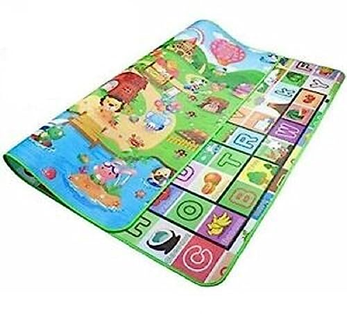 Mr. Gadget's Solutions Baby Playmat for Floor - Educational Alphabet Game Rug for Children - Baby Crawling, Floor Mats - Large Size 200x180cm