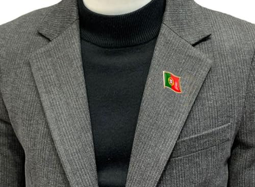 Image of vmcoatdu Country Flag Backs Locking Pin Keepers Locking Clasp Pin Badge International Travel Brooch Metal Alloy Souvenir Pin 0.75x0.7 Inch Small Pin