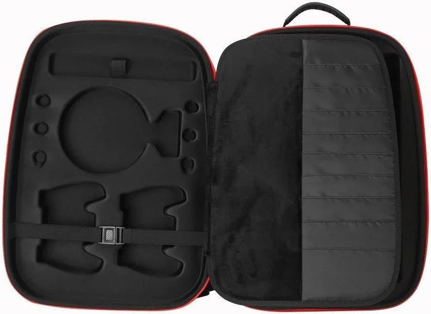 Image of New World Storage Bag for PS5 , Travel Bag for PS5 , Carrying Case Briefcase Type Waterproof Shoulder Bag for PlayStation 5 with Both Side Storage Compartment (Blue)