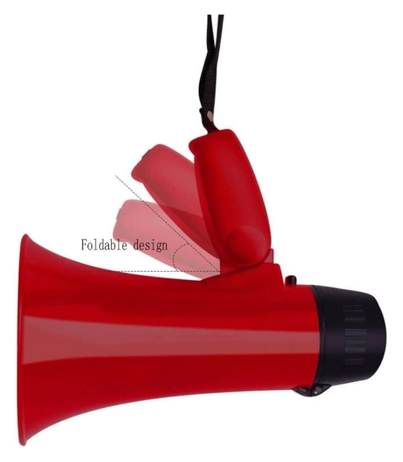 Megáfono, megáfono, megáfonos portátiles con Control de Volumen, Amplificador de Mano, Ideal para Eventos Deportivos y Control de multitudes