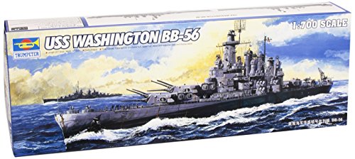 Trumpeter 1/700 USS Washington BB56 Battleship Model Kit
