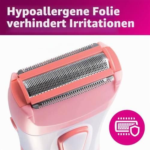 Philips SatinShave Essential HP6306 Damen Elektrorasierer für Beine, kabelloser Einsatz nass & trocken - – Ansicht 3