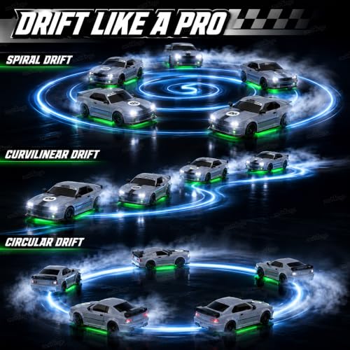 Image of Zest 4 Toyz Remote Control Car for Kids | RC Drift Racing Car with Traffic Cone | 4WD, 20Kmph, 100+ Ft Range, 2.4GHz Remote | Rechargeable Battery | RC Car Toy for Boys & Girls (Asst)
