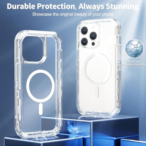 Coque iPhone 13 bleu antichoc protégeant l'écran par rabat aimanté - 7