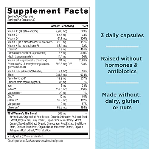 Ancient Nutrition Multivitamins for Men and Women, Age 40+ (90 Count) - image 2