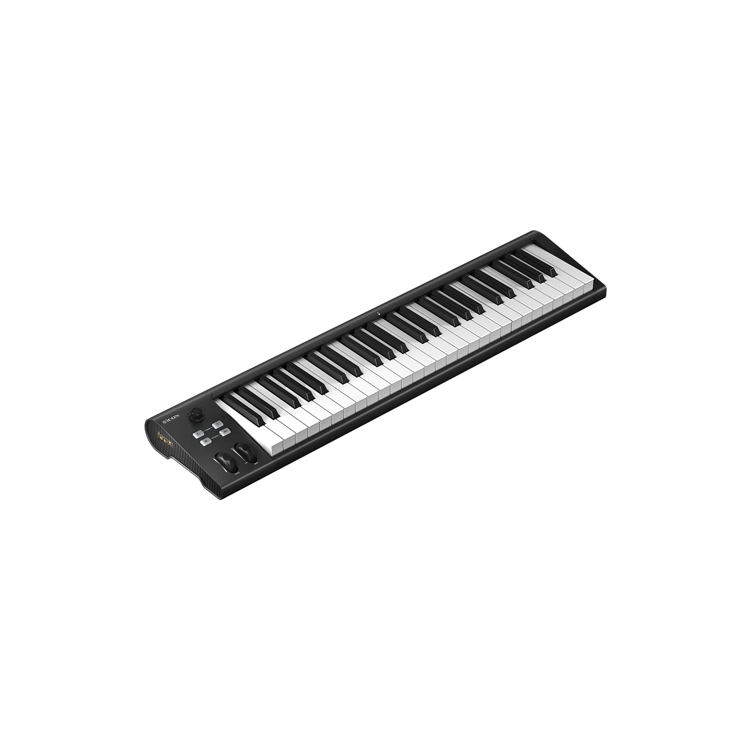 Icon Pro Audio Artist 49 - Controlador de teclado MIDI USB con 49 teclas sensibles a la velocidad para estudio y uso en vivo