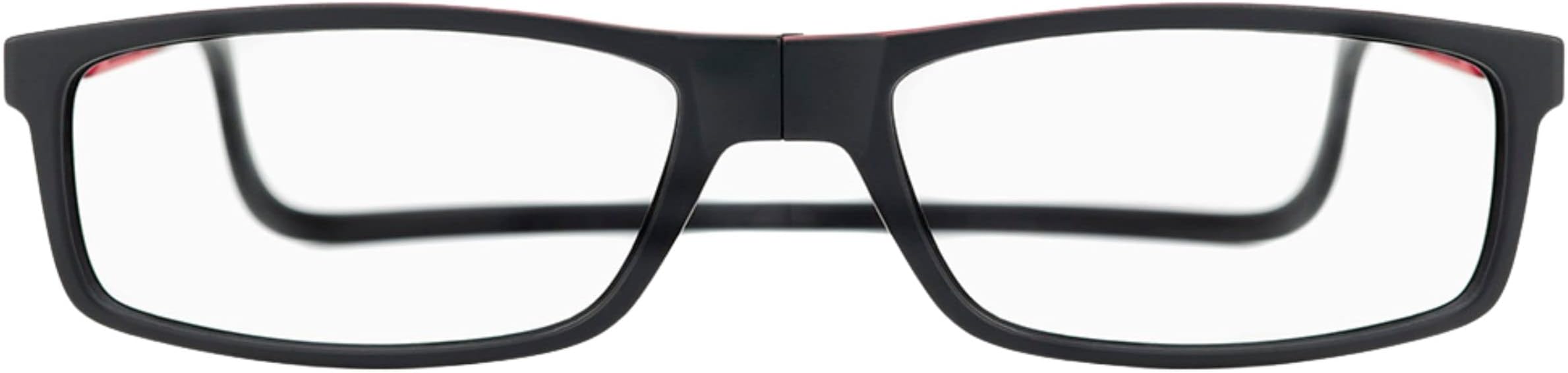 Slastik Doku 010 (Black & Brown) Magnetic Reading Glasses - Folding Reading Glasses Features Adjustable Temples and Flexible Headband - Magnets Front Connection Soft Pouch Included.