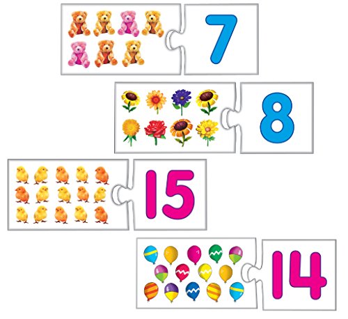 Image of Creative Educational Aids P. Ltd. - CRE0995 Let's Find Out What Puzzle (Multi-Color, 54 Pieces)|CRE0634 Alphabet Fun ABC Puzzle (Multi-Color, 52 Pieces)|Number Fun 123 Puzzle
