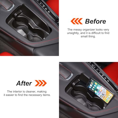 Soporte para teléfono y gafas para consola central Corvette C8 miniatura 4