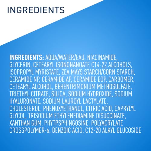 CeraVe Ultra-Light Moisturizing Gel, Niacinamide Face Moisturizer, 1.75oz - image 6