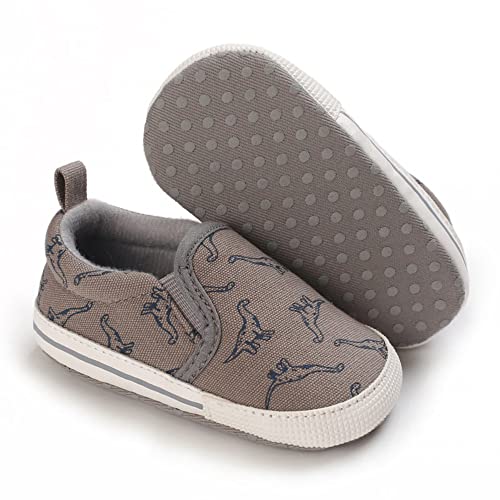 Image of Clowora Unsex Baby Boys Girls Canvas First Walkers Shoes,Infant Non Slip Soft Sole Toddler Flat Lazy Loafers Sneaker