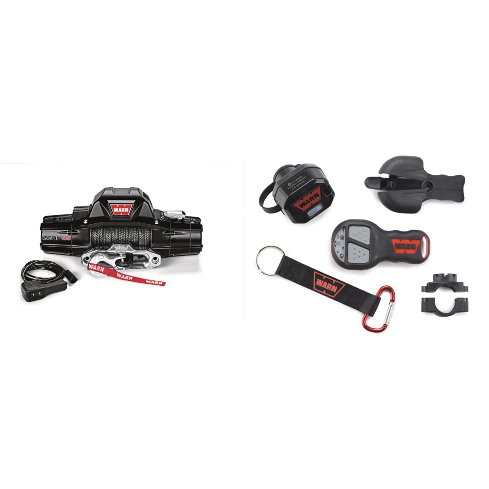 Buy Warn 89611 ZEON 10S Winch with Synthetic Rope 10000 lb. Capacity