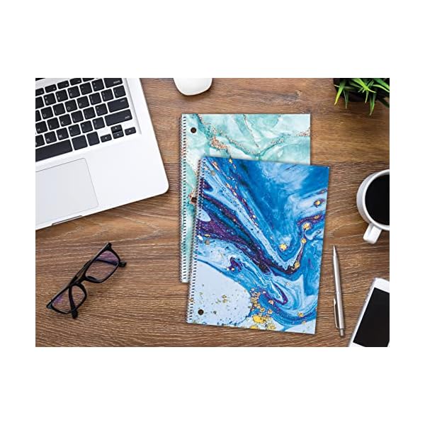 Better-Office-Products-Marble-Design-Spiral-Notebooks-2-Pack-College-Rule-100-Sheet-105-x-8-inches-Abstract-Marble-Fashion-Design-Covers-2-Pack Better-Office-Products-Marble-Design-Spiral-Notebooks-2-Pack-College-Rule-100-Sheet-105-x-8-inches-Abstract-Marble-Fashion-Design-Covers-2-Pack