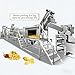 Industrial Potato Chips and French Fries Making Equipment - Complete Frozen Food Processing Line with Peeling, Cutting, Frying, and Freezing Modules for Factory Production