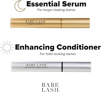Babe Lash Enhancing Conditioner - Conditioning Serum for Eyelashes, with Peptides and Biotin, Companion to Essential Lash Serum, 3mL, 4-month Supply