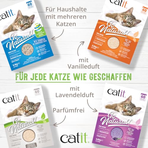 Catit Go Natural Katzenstreu mit Bentonit | für Mehrkatzenhaushalte | 6,4kg – Ansicht 9