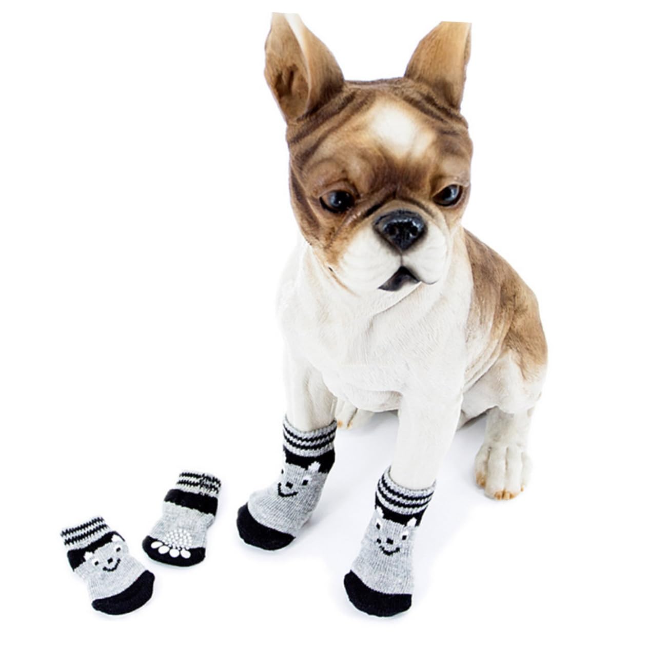 POPETPOP 9paare Hundesocken Für Kleine Hunde rutschfeste Baumwollsocken Für Indoor-pfotenpflege Warm Und Für Böden Und Schützende Pfotenschutz