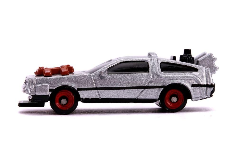 Jada Back to The Future 1.65" Nano 3-Pack Die-cast Cars, Toys for Kids and Adults