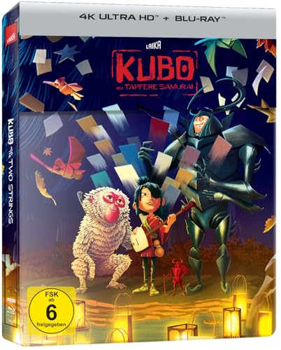Kubo der tapfere Samurai – 4K Steelbook (UHD + Blu-ray Disc)
