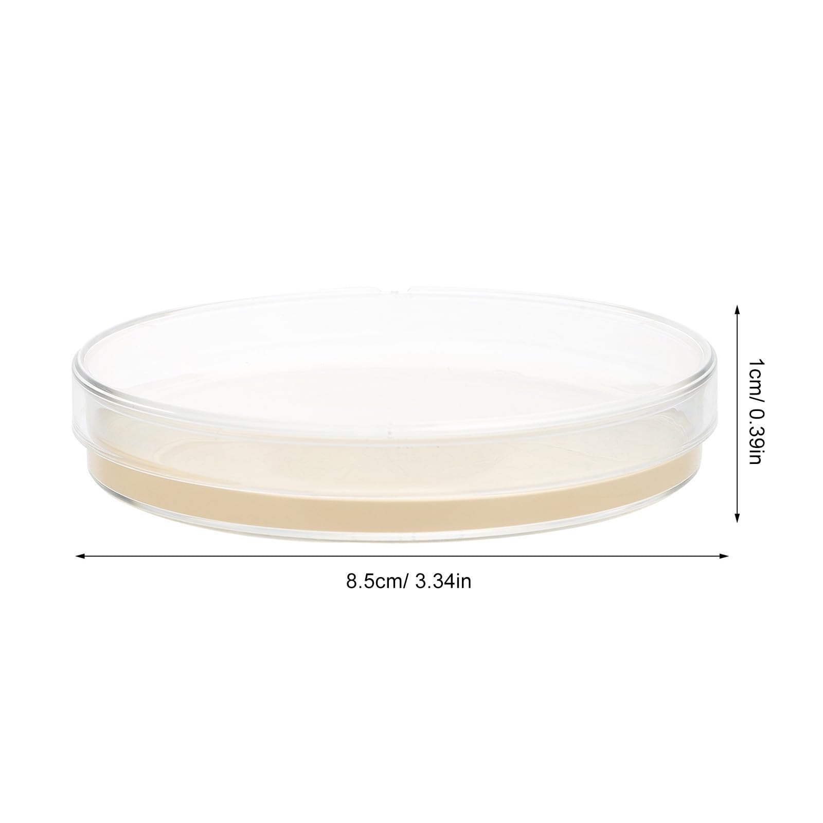 Levemolo Sterile Nähragarplatten 9cm aus Agar und PC Vielseitig für Kulturen 20 Stück für Forschung und Lehre im Laborgebrauch