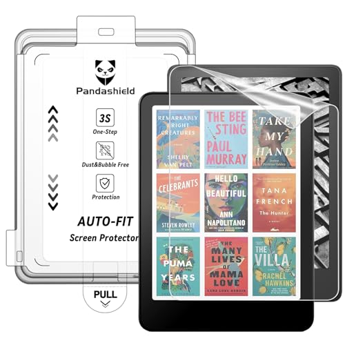 PandaShield 2-Pack 7' Matte Screen Protector with Auto-Alignment Frame for Kindle Paperwhite 6 (12th...