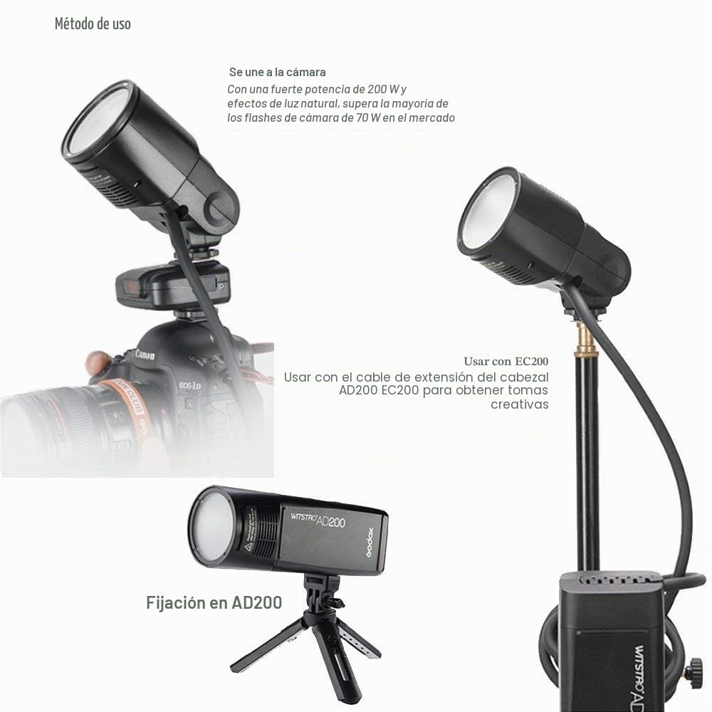GODOX H200R Tête Flash Ronde pour AD200